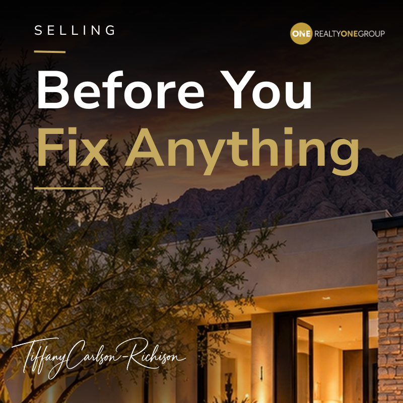 Beore you fix anything